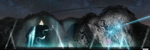                                                           간현관광지 내 미디어파사드 연출 계획(사진제공 : 원주시청)