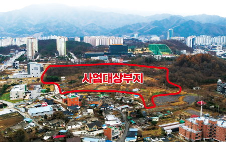 대상부지 : 원주시 반곡동 일원(31필지), 옛 종축장 부지