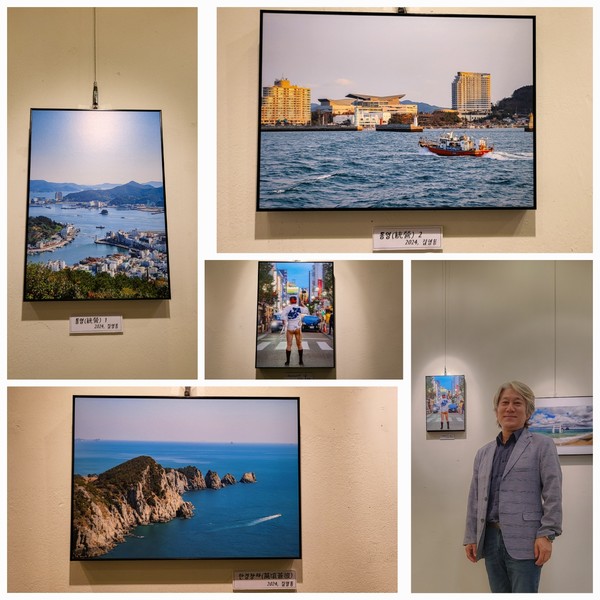 [좌측부터  하단부터 만경창파, 통영1, 통영2, 마츠리의 꽃, 필자 = 김영통 칼럼니스트 제공]